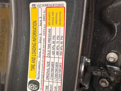 Used 2018 Chevrolet Silverado 2500 LTZ w/ LTZ Plus Package image 23