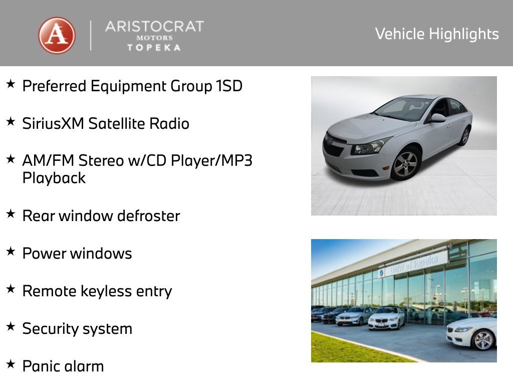 Used 2013 Chevrolet Cruze LT FWD image 2