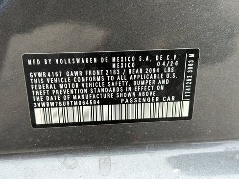New 2026 Volkswagen Jetta Sport FWD image 30
