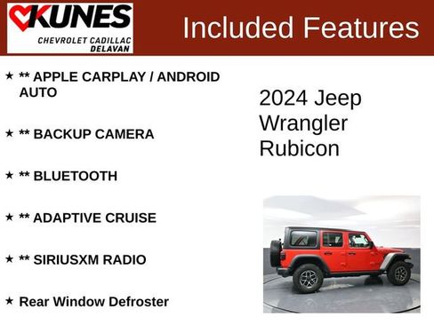 Used 2024 Jeep Wrangler Unlimited Rubicon AWD/4WD image 3