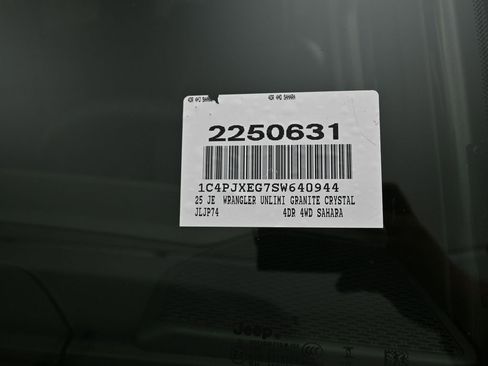 New 2025 Jeep Wrangler Unlimited Sahara w/ Safety Group AWD/4WD image 11