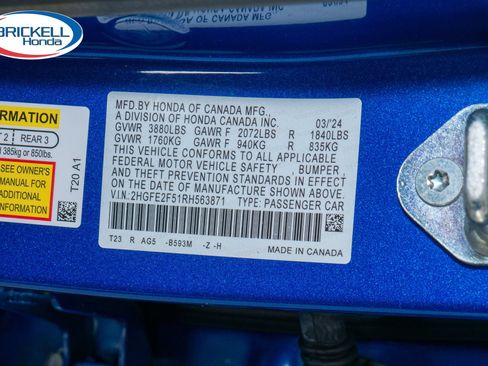 Used 2024 Honda Civic Sport image 40