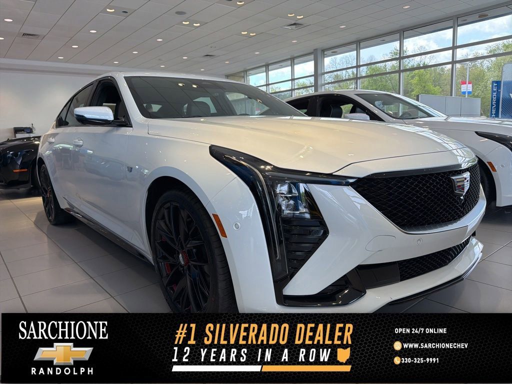 Used 2025 Cadillac CT5 Sport w/ LPO, Red Accent Package RWD image 1