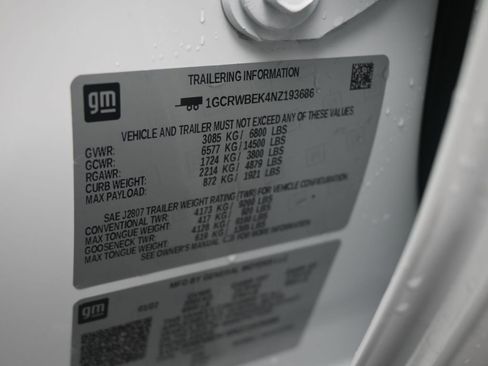 Used 2022 Chevrolet Silverado 1500 Custom w/ LPO, Dark Essentials Package image 18