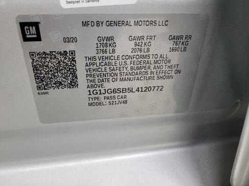 Used 2020 Chevrolet Sonic LT FWD image 33