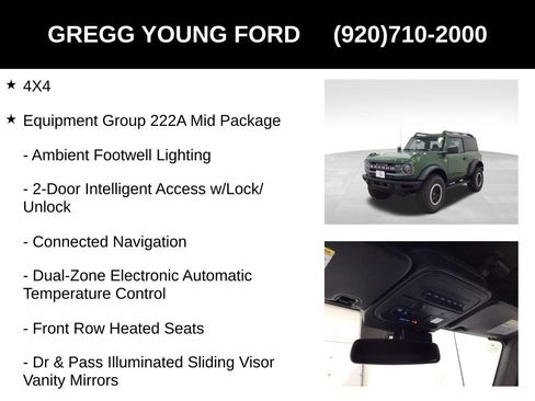 New 2024 Ford Bronco Big Bend w/ Sasquatch Package image 7