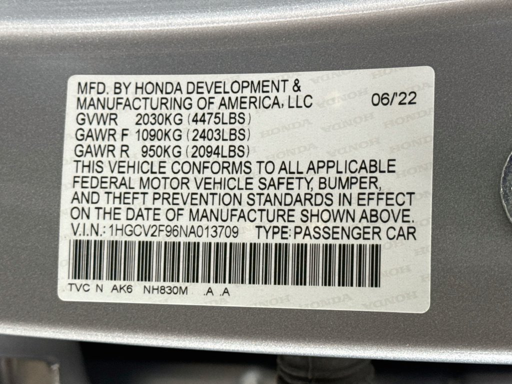 Used 2022 Honda Accord Touring image 33