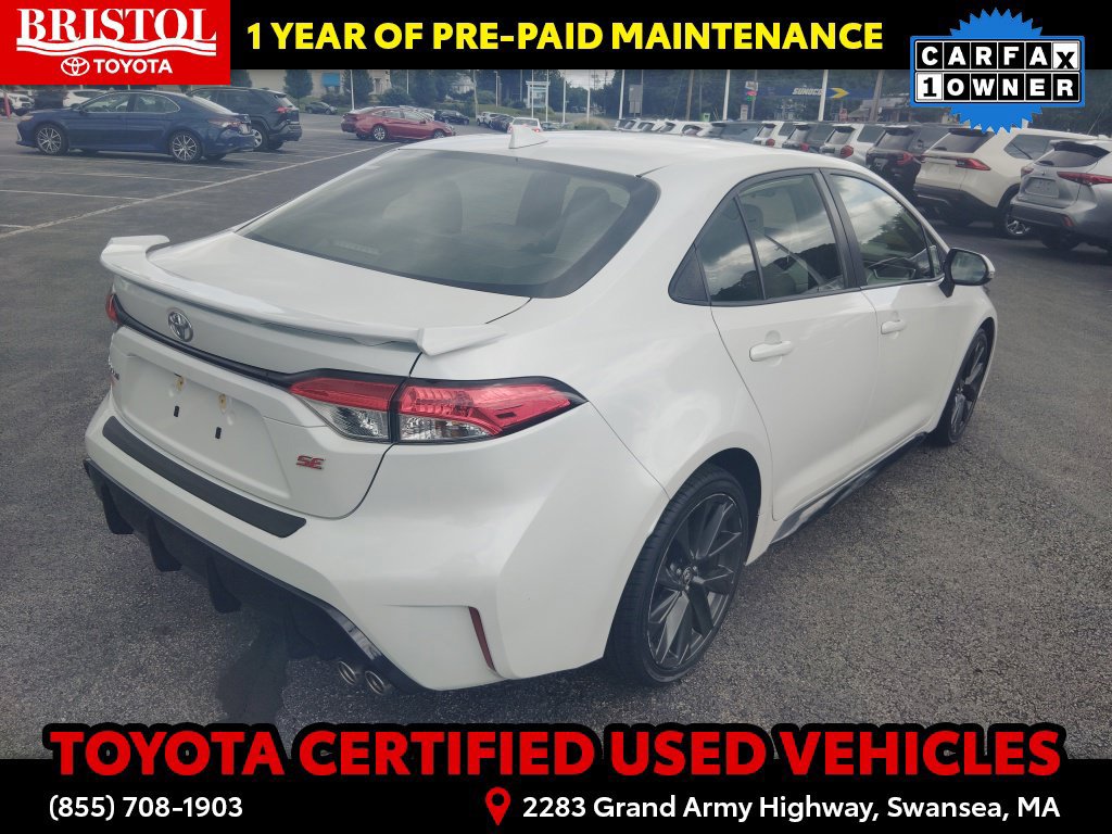 Certified 2023 Toyota Corolla SE w/ SE Premium Package FWD image 9