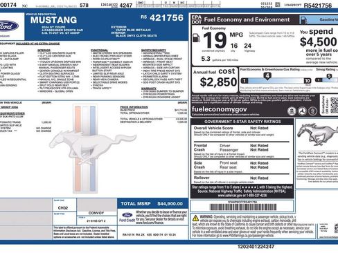 Used 2024 Ford Mustang GT RWD image 33