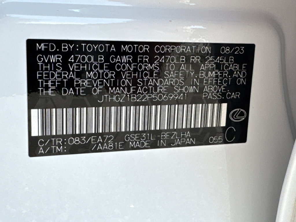 Used 2023 Lexus IS 350 F Sport w/ Memory Package RWD image 30