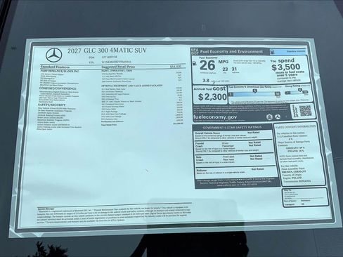 New 2027 Mercedes-Benz GLC 300 4MATIC image 26