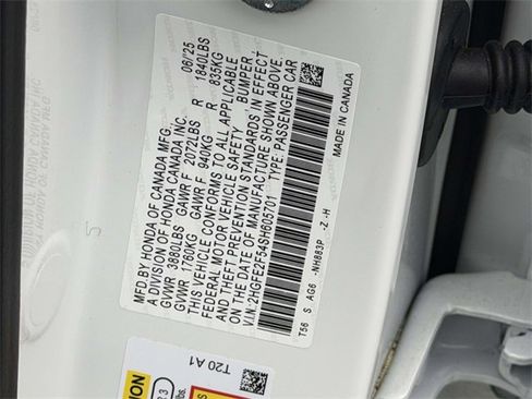 Certified 2025 Honda Civic Sport image 20