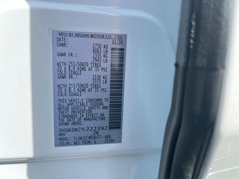 New 2026 Nissan Pathfinder Platinum image 31