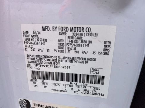 Used 2014 Ford F150 XLT w/ Equipment Group 302A Luxury image 28