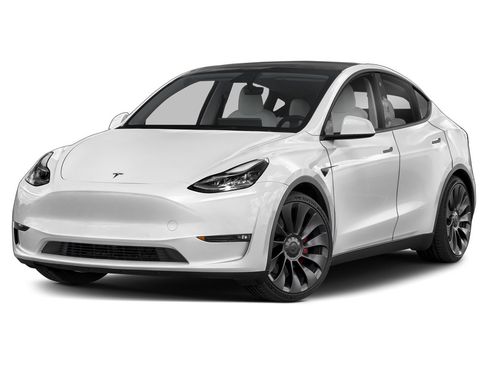 Used 2021 Tesla Model Y Long Range AWD/4WD image 1