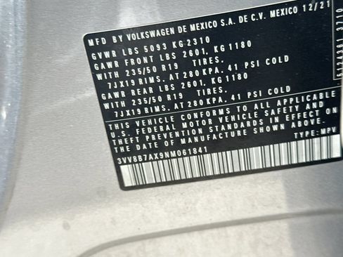 Used 2022 Volkswagen Tiguan SE R-Line AWD/4WD image 26