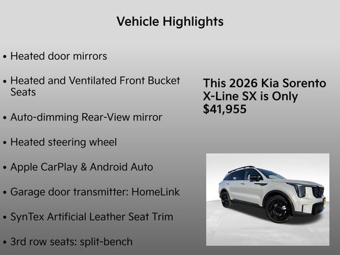 New 2026 Kia Sorento SX image 10