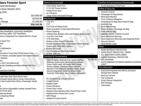 Certified 2024 Subaru Forester Sport image 23