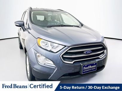 Certified 2022 Ford EcoSport SE
