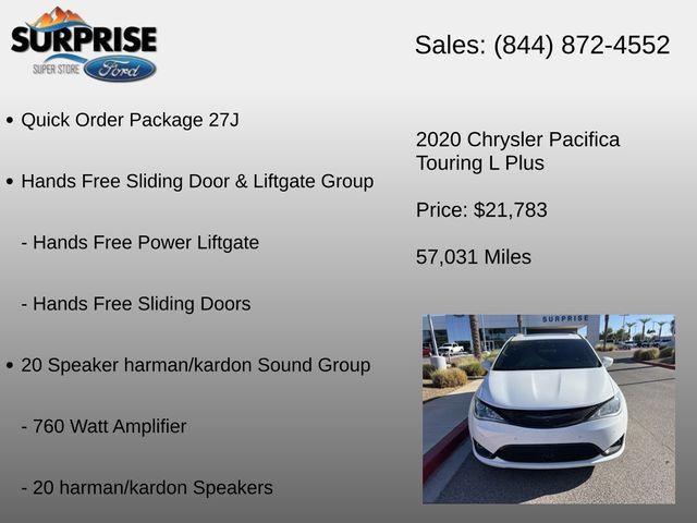 Used 2020 Chrysler Pacifica Touring-L Plus FWD image 6