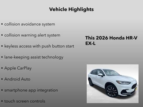 New 2026 Honda HR-V EX-L image 10
