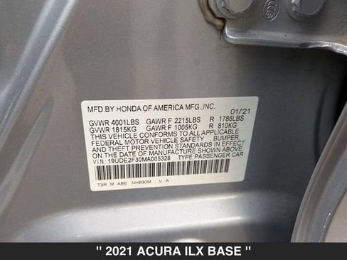 Used 2021 Acura ILX FWD image 40