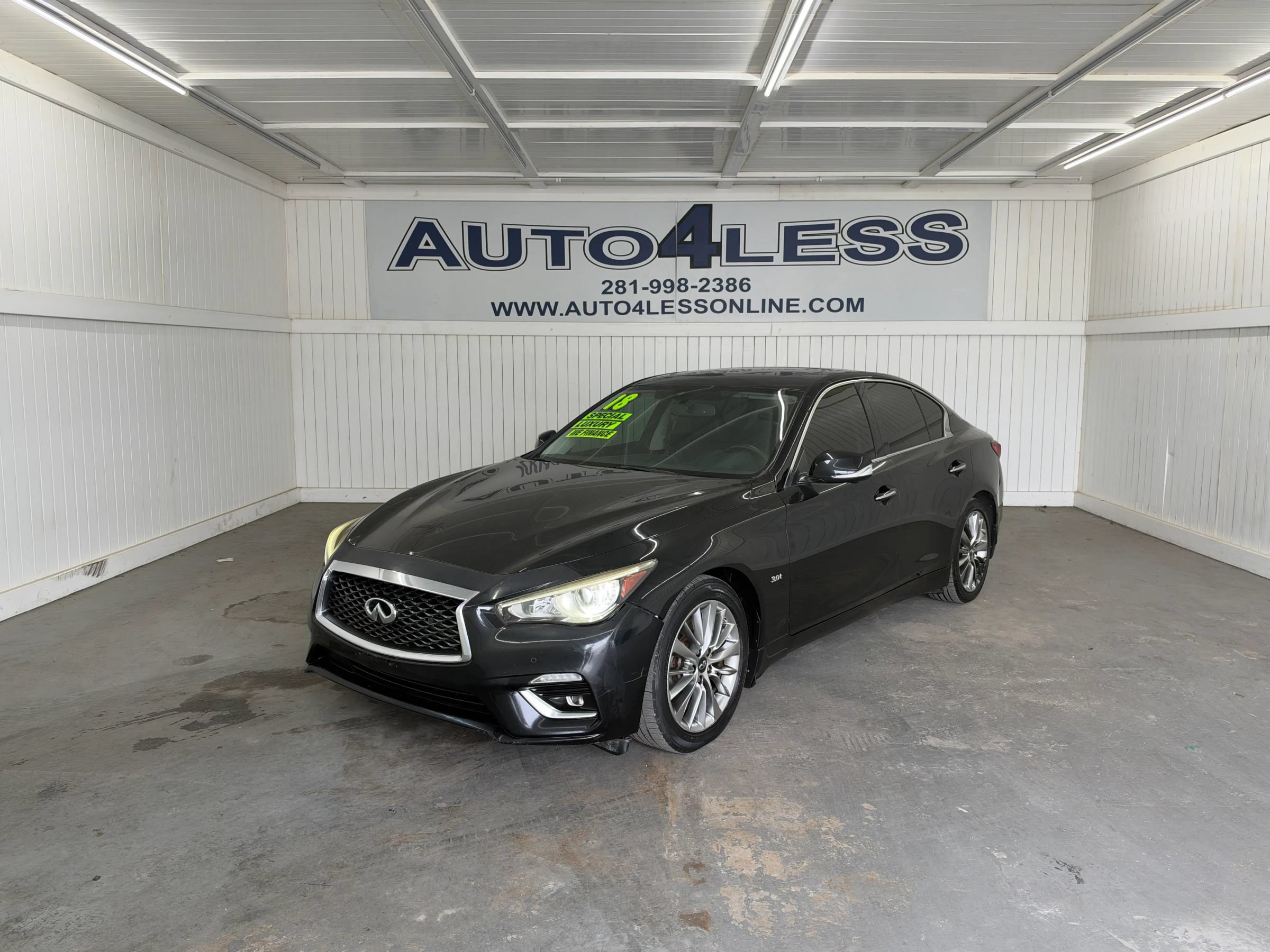 Used 2018 INFINITI Q50 Luxe w/ Essential Package (3.0T Luxe) RWD image 1