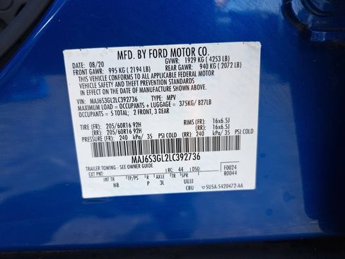 Used 2020 Ford EcoSport SE AWD/4WD image 33