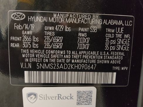 Used 2019 Hyundai Santa Fe SE FWD image 33
