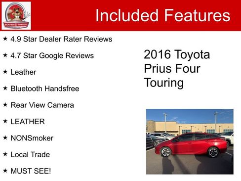 Used 2016 Toyota Prius Four Touring image 5