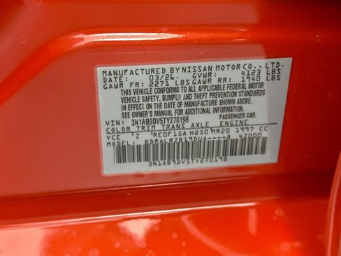 New 2026 Nissan Sentra SR FWD image 26