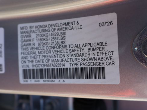 Used 2026 Honda Accord Sport image 12