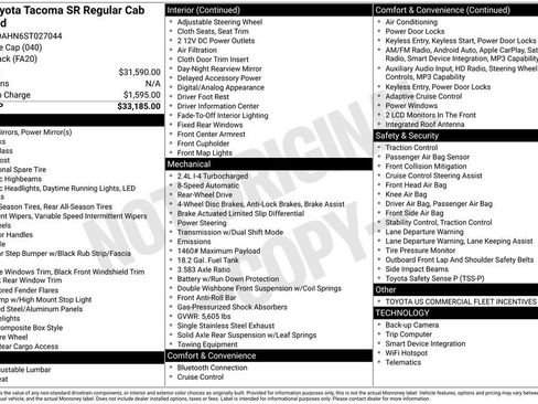 Used 2025 Toyota Tacoma SR image 11