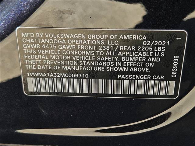 Used 2021 Volkswagen Passat 2.0T R-Line FWD image 20