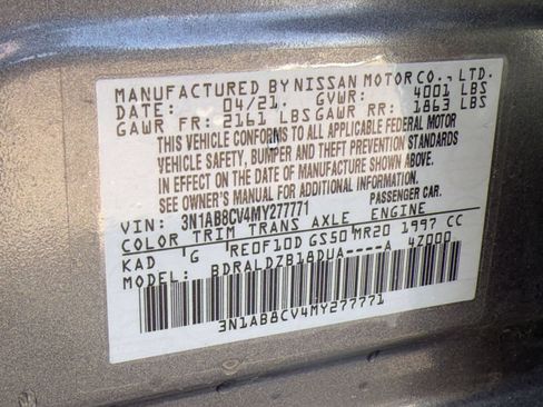 Used 2021 Nissan Sentra SV FWD image 23