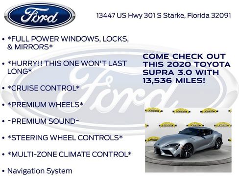 Used 2020 Toyota Supra Premium w/ Driver Assist Package image 10