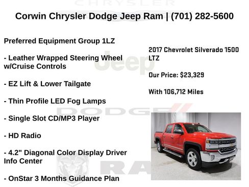 Used 2017 Chevrolet Silverado 1500 LTZ w/ Sport Package image 25