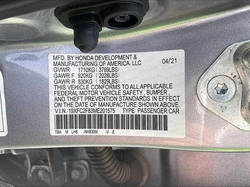 Used 2021 Honda Civic Sport image 35