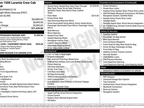 Used 2025 RAM 1500 Laramie w/ Sport Appearance Package AWD/4WD image 29