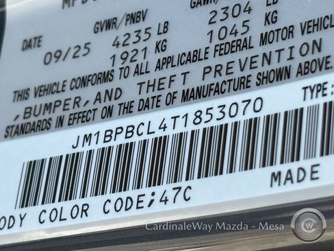 New 2026 MAZDA MAZDA3 Carbon image 22