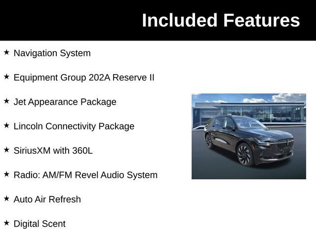 New 2026 Lincoln Nautilus Reserve w/ Jet Appearance Package AWD/4WD image 6