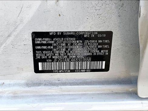 Used 2019 Subaru Crosstrek 2.0i Limited w/ Moonroof Package w/Navigation AWD/4WD image 30