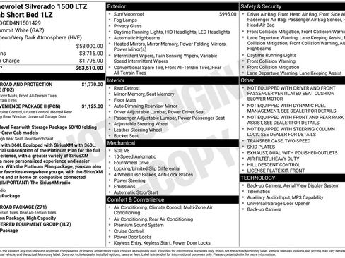 Used 2022 Chevrolet Silverado 1500 LTZ AWD/4WD image 40