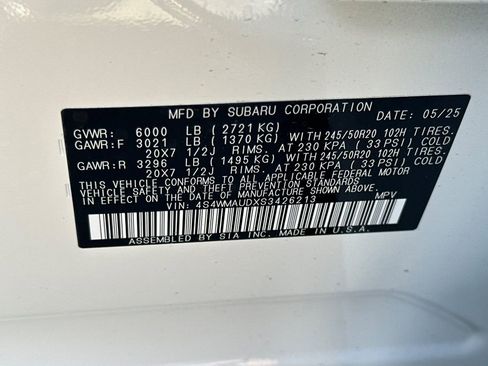 Certified 2025 Subaru Ascent Touring w/ Popular Package #1 image 32