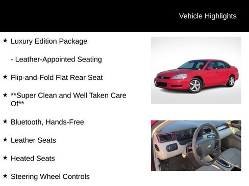 Used 2008 Chevrolet Impala LT w/ Luxury Edition Package image 11