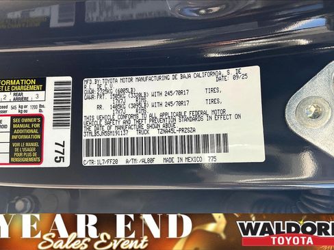 New 2025 Toyota Tacoma SR5 image 17