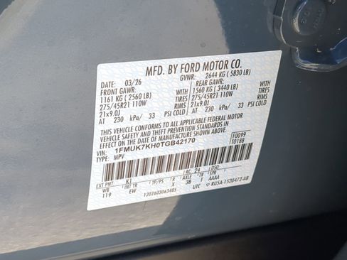 New 2026 Ford Explorer ST-Line RWD image 76