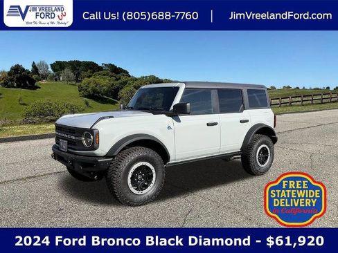 Certified 2024 Ford Bronco Black Diamond w/ Sasquatch Package image 1