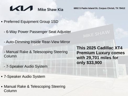 Used 2025 Cadillac XT4 Premium Luxury FWD image 4
