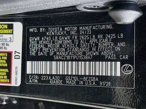 Used 2023 Lexus ES 350 w/ Accessory Package (Z1) FWD image 12